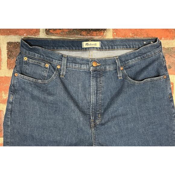 Madewell The Perfect Vintage Wide-Leg Jeans Dark Wash Women’s Size 32 - Picture 4 of 8